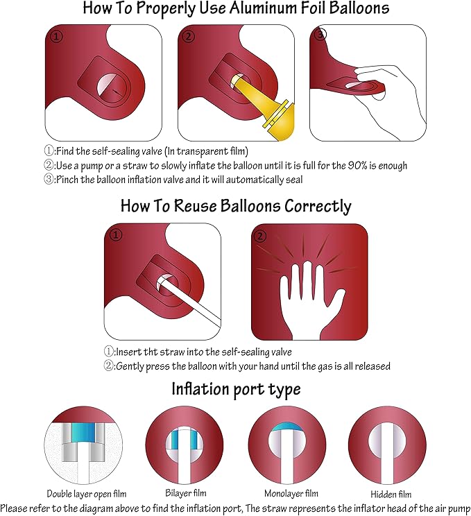 Number 1 Balloons 40 Inch Wine Red Burgundy Foil Helium Large Balloons for Birthday Party Anniversary Decorations（Digital 1)