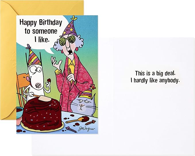 Hallmark Shoebox Maxine All Occasions Card Assortment (6 Cards with Envelopes), Model:1599RZG1001