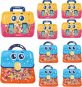 Lati Large Cartoon 24PCS Birthday Party Favors Goodie Bags - Style Durable Plastics Gift with Handles for Candy Treats,Events