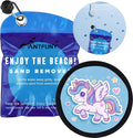 Sand Remover Unicorn Eraser Removal Bag Mitt Brush Wipe Off Beach Vacation Essentials Travel Necessities Supplies Lake Day Activities Find Hawaii Trip Must Have Family Toy Game Towel Sifter Cloud