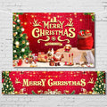 Large Christmas Party Banner and Backdrop for Indoor & Outdoor, Yard Garden Halloween Decorations & Party Supplies (Red)