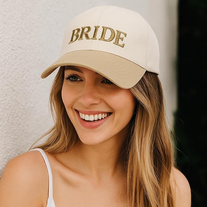 Marriage Material Hat | Trucker Hat Set for Bride and Wifey | Bride Hat for Wedding, Honeymoon, Bridal Shower
