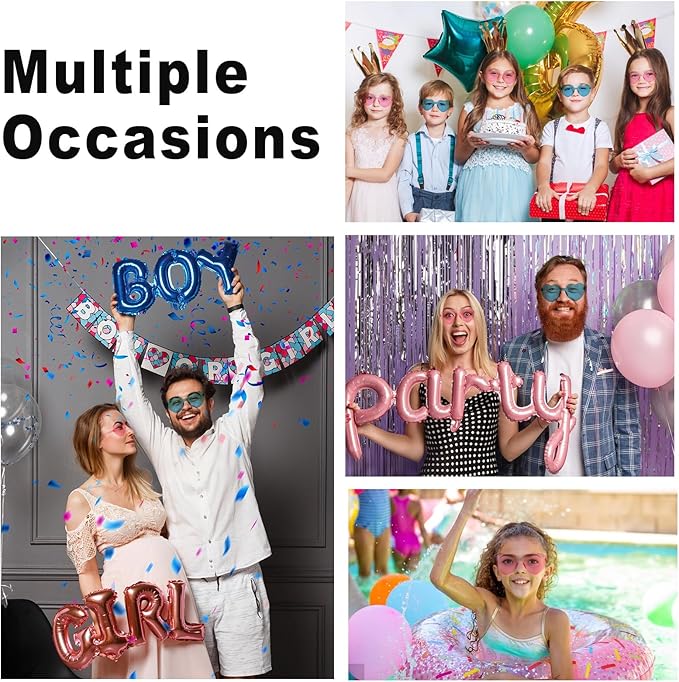 Heart Sunglasses 12/18/24 Pcs Heart Shaped Glasses for Women Cute Funny Party Glasses Party Favors Accessories