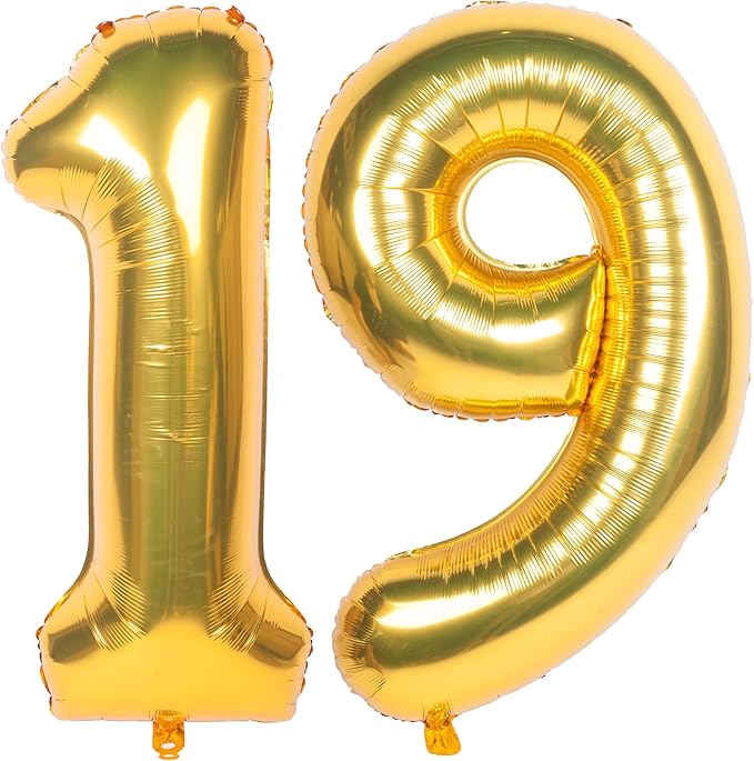 40 Inch gold Number Balloons Helium Foil Mylar Balloon Birthday Party banquet Decoration 19