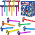 Race Car Party Favors 24Pcs Bubble Wands for Wheel-Themed Birthday Party Supplies, Kids Pinata Goodie Bag Stuffers & Classroom Prizes Gifts