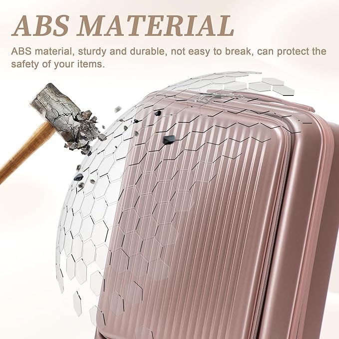 20/14 Inch Hardside Luggage, Lightweight Suitcases with Spinner Wheels