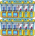 30 PCS Blue Party Favor Bags for Kids, Children with Stand-up Bottom, Grip Seal Bulk Gift Bag for Birthdays, Back to School, Classroom