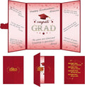 Vlipoeasn 2026 Graduation Guest Book Alternative, Red Gold Class of 2026 Graduation Party Decorations, Graduation Signature Book for 2026 College High School, Unique Graduation Gifts for Friends