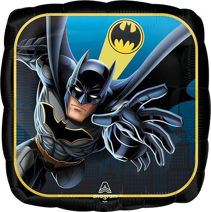 Anagram Classic Batman Birthday Party Supplies 6pc Balloon Bouquet Decorations