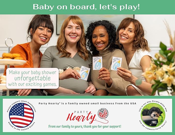 Party Hearty Baby Shower Games for Boy, 40 Emoji Scratch Off Lottery Tickets, Baby Games Ideas, Scratch Off Game, Blue