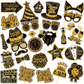 30 PCS New Year Photo Booth Props 2026, New Year’s Eve Photo Booth Props, New Year Decorations, New Year’s Eve Party Supplies Favors for Pictures