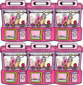 Muitcdo 30 PCS Large Gift Goodie Bags with Handle and Stand-up Bottom, Party Favor Bags for Girl, Students Back to School Treat Bag, Cute Snack Candy Box for Birthday, Classroom (Pink)