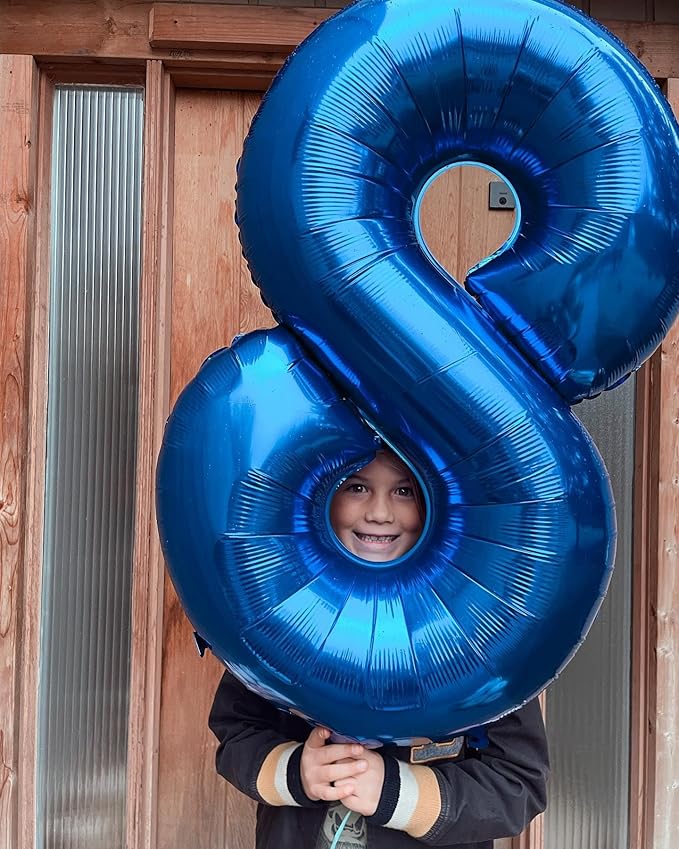 13 Balloon Number, Metallic Blue Number 13th 31th Birthday Balloons 40 Inch, 13 or 31 Years Old Metallic Blue Birthday Decorations for Boys Girls, 13th Anniversary Decorations