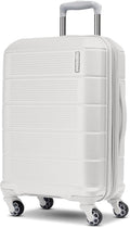 American Tourister Stratum 2.0 Expandable Hardside Luggage with Spinner Wheels, Carry-On, White