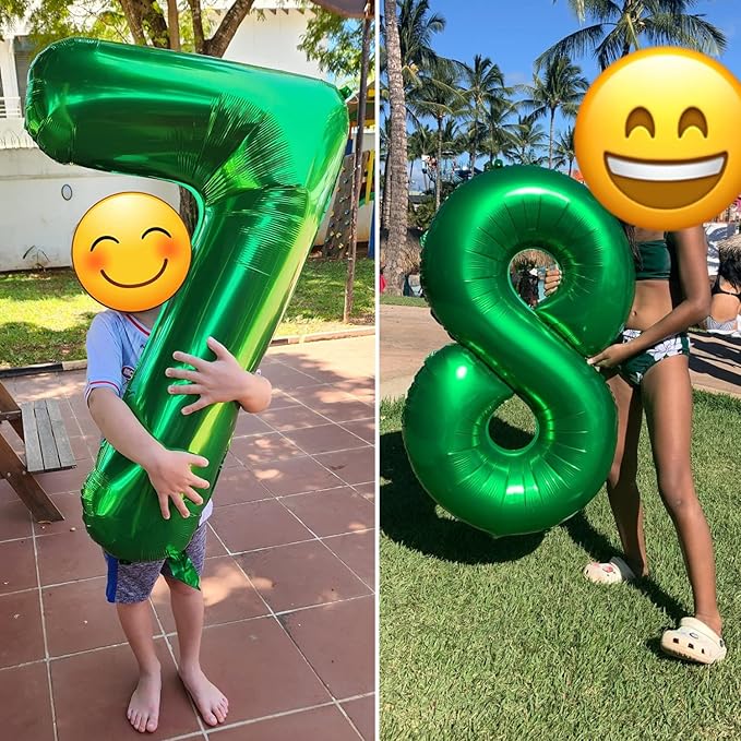 Number 0 Balloons 40 Inch Dark Green Number Balloons for 10 20 30 40 50 60 70 80 90 100 Numbers Balloon Birthday Decorations Wedding Event Baby Shower