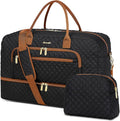 Travel Duffle Bag Weekender for Women - Carry-On Overnight Bag Personal Item Bag with Shoe Compartment & Wet Pocket Large Weekend Tote Bags with Toiletry Bag Hospital Bags for Labor and Delivery