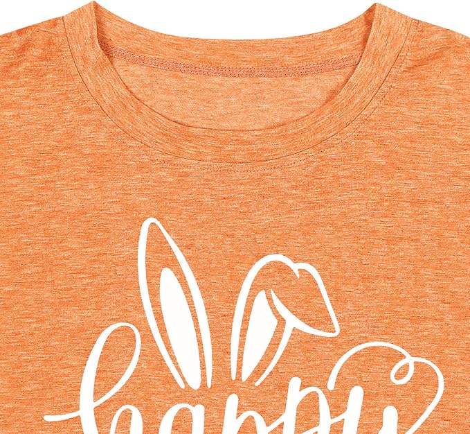 LAZYCHILD Women Easter Teacher Shirts: Funny Treat All with Kindness T-Shirt Bunny Rabbit Tee Tops