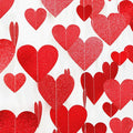 Valentines-Day Party Decorations Red Heart-Garland - 52ft Special Night Galentines Hanging Streamers Banner,Girl Romantic Wedding Anniversary Baby Bridal Shower Engagement Mohters Decor Panduola