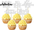 Gyufise 30Pcs Happy Retirement Cupcake Toppers Officially Retired No Work Zone Adventure Begins Cupcake Picks for Retirement Theme Farewell Birthday Party Cake Decorations Supplies Silver