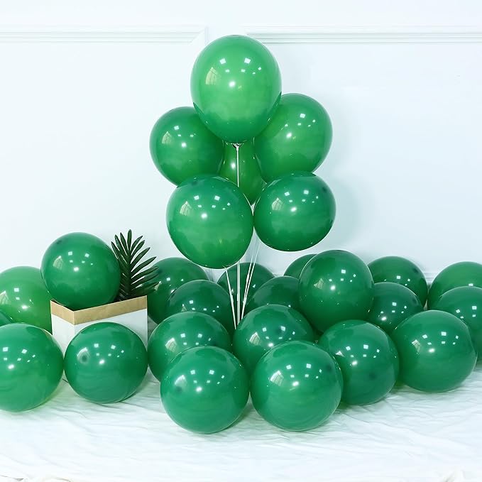 Tractor Balloon Garland Arch Kit 141PCS Farm Dark Green Black Yellow Balloon with Tractor Foil Balloon for Farm Themed Boy Birthday Baby Shower Party Decorations