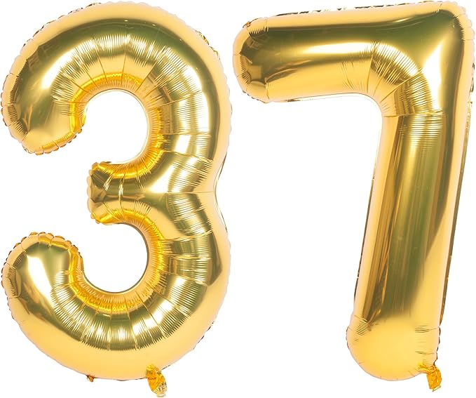 40 Inch gold Number Balloons Helium Foil Mylar Balloon Birthday Party banquet Decoration 37
