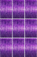 3.3 x 6.6 ft Foil Fringe Backdrop Curtains, Tinsel Streamers Party Decorations, Fringe Backdrop for Birthday, Baby Shower, Gender Reveal, Graduation (9, Purple)