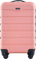 Travelers Club Harper Luggage, Rose Gold, 22-Inch Carry-On