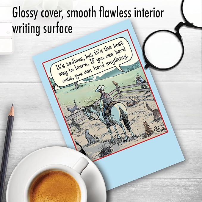 NobleWorks -1 Funny Birthday Greeting Card w/ 5x7 Envelope For Men, Women - Bday Herd Anything C9285BDG-UA