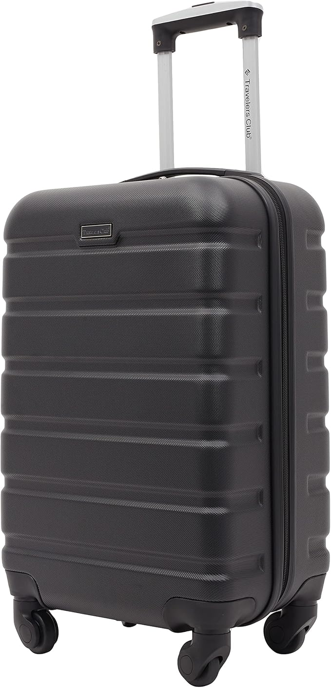 Travelers Club Harper Luggage, Black, 2 Piece Set