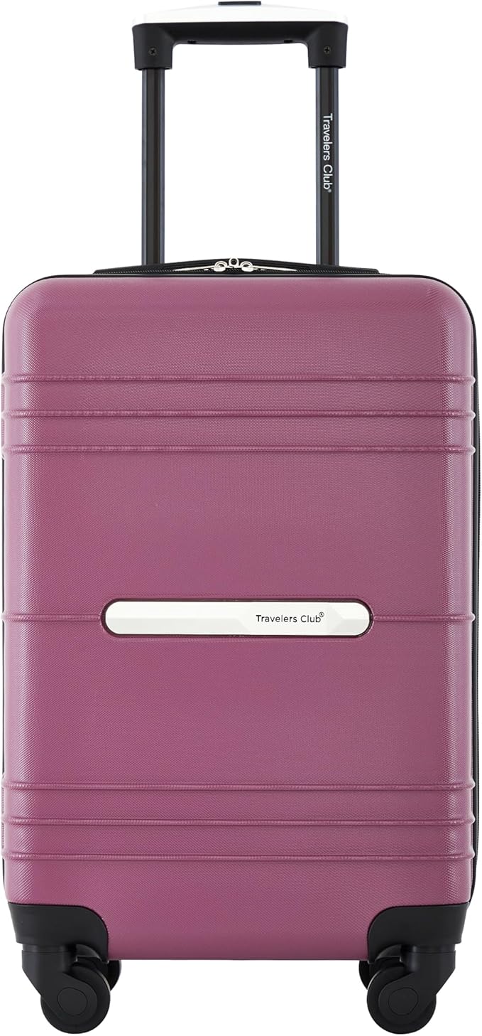Travelers Club 22" Richmond Spinner Carry-On Luggage, Damson