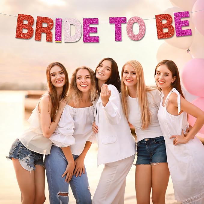 BEISHIDA 116 PCS A-Z DIY Letter Banner Kit Make Your Own Banner Glitter Red Pink Including 111 Letters and Numbers 3 Rope and 2 Threading Device,Customized for Birthday Graduation Wedding Party Decor
