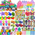 118 Pcs Party Favors for Kids, Pop Fidget Treasure Box Toys for Classroom, Prizes for Kids Classroom, Goodie Bag Stuffers, Pinata Stuffers Filler, Carnival Prizes Birthday Return Gifts for Ages 4-8-12