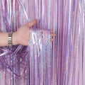 3 Pack Fringe Curtains Party Decorations,Tinsel Backdrop Curtains for Parties,Photo Booth Wedding Graduations Birthday Christmas Event Party Supplies (Pink)