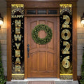 KatchOn, XtraLarge Happy New Year Banner - 72x12 Inch | New Years Decorations 2026 | New Years Eve Party Supplies 2026, Nye Decorations 2026 | Door Banner for Happy New Year 2026 | Nye Decor 2026
