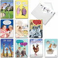 NobleWorks - 20 Funny Box Set Birthday Greeting Cards Variety Bulk Pack w/Envelopes for Men and Women (2 each, 10 Designs) - Birthday Wishes AC8838BDG-B2x10