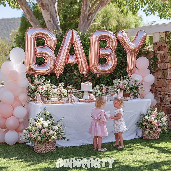 Letter Balloons 40Inch Large Giant big Foil Mylar Rose Gold Balloons T for Birthday Party Decorations