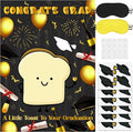 Pin The Cap On The Toast Game Class of 2026 Graduation Congrats Grad Poster with 24 Pcs Stickers Fun Activity Party Decorations Supplies for Kindergarten Senior High School College Students