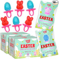 60 Pack Easter Ring Candy – Individually Wrapped Holiday Themed Bunny & Egg Lollipops – Strawberry, Tutti Frutti Delicious Flavors – Bulk Suckers Great Use, For Kids, Party Favor, Classrooms Partys, Goodie Bags, Baskets