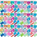 Pop Fidget Keychain 90 Pack ,Mini Fidget Toys Bulk ,Sensory Toys for Kids ,Party Favors for Kids 4-8,8-12 Year ,Back to School Gifts for Classroom ,Easter Goodie Bags Stuffers