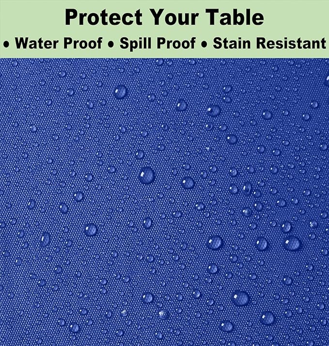 Plastic Royal Blue Tablecloths 3 Pack Disposable Table Covers 54" x 108" Dark Blue Table Cloths PEVA Party Tablecovers for Parties Picnic Birthday Wedding Banquet, Fits 6 to 8 Foot Rectangle Tables