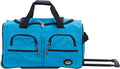 Rockland Rolling Duffel Bag, Black, 22"