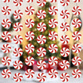 Faccito 8 Pcs Christmas Peppermint Candy Hanging Decorations Christmas Ceiling Decorations Paper Garland for Xmas Party Winter Holiday Birthday Decor(Red White Candy)