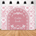 MEHOFOND 7x5ft Cielito Lindo Baby Shower Backdrop Pink Arch Cielito Lindo Baby Shower Party Decorations Banner for Girl Mexican Wedding Birthday Fiesta Party Decor Photography Background Supplies