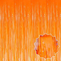 6 Pack Macaron Orange Foil Fringe Curtains Backdrop, 3.28 x 9.8 Ft Metallic Streamers Tinsel Curtains Background for Photo Booth, Birthday, Halloween, Christmas, New Year Party Decorations