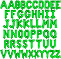 52 Pcs Green Letter Balloons,16 Inch Foil Alphabet Letter Balloons, Letter A-Z Balloon Banner Custom Phrase Balloon for Birthday Party Wedding Anniversary Decoration (Green 52pcs)
