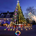 PUHONG Color Changing Christmas Lights, Outdoor Dipper Star String Lights,16.4Ft 320 LED Christmas Decoration [11 Modes & Waterproof] for Halloween Christmas New Year Holiday(Warm White & Multicolor)