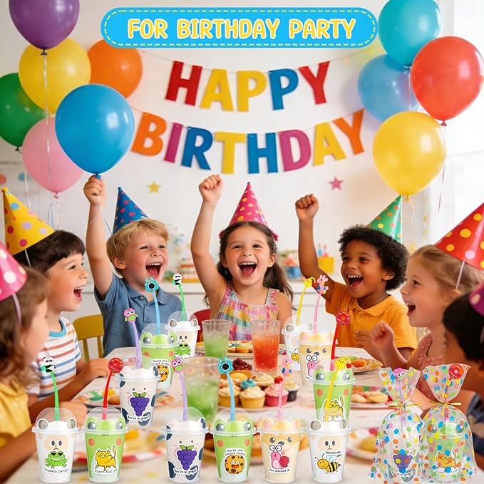 Birthday Goodie Bags for Kids, 24 Pack Return Gifts for Birthday, Easter Stuffers Classroom Gifts Class Rewards Prizes