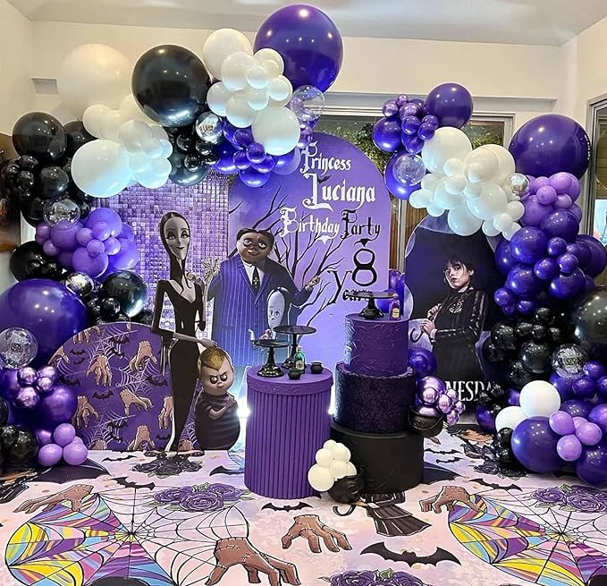 KALOR 36 Inch Giant Purple Balloons, 6 Pack Large Round Purple Latex Balloons for Anniversary, Birthday, Christmas, Wedding, Baby Shower Party Decorations