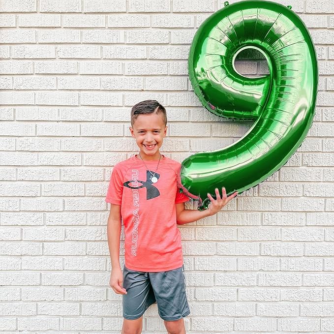 Green Number 11 Balloon 40 inch, 11 Number Balloons, 11th Green Birthday Decorations, 11 Year Old Girls Boys Party Supplies, St. Patrick's Day Games Theme Birthday Decorations
