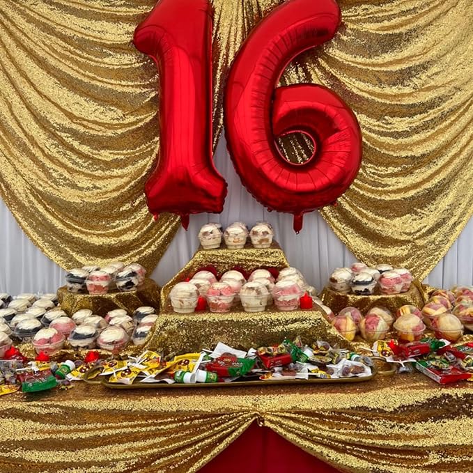 Numbers Balloon 3, 40 Inch Large Red Balloon for Three Year Old Birthday Decor, 3 13 30 31 Birthday Party Decorations for Wedding Supplies